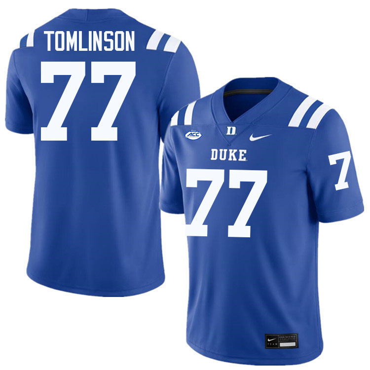 Laken Tomlinson Duke Jersey,Duke Blue Devils #77 Laken Tomlinson Jersey Youth College-Blue